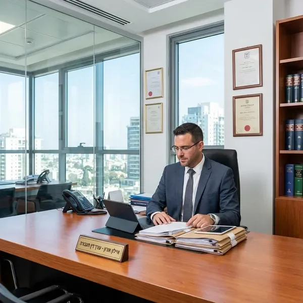 עורך דין תעבורה מקצועי בוחן מסמכים משפטיים