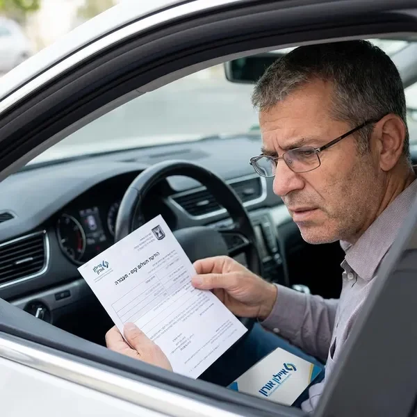 נהג בוגר מתייעץ עם עורך דין תעבורה